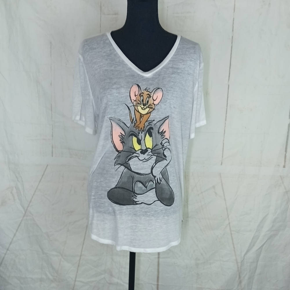 Tom and Jerry Burn Out t-shirt